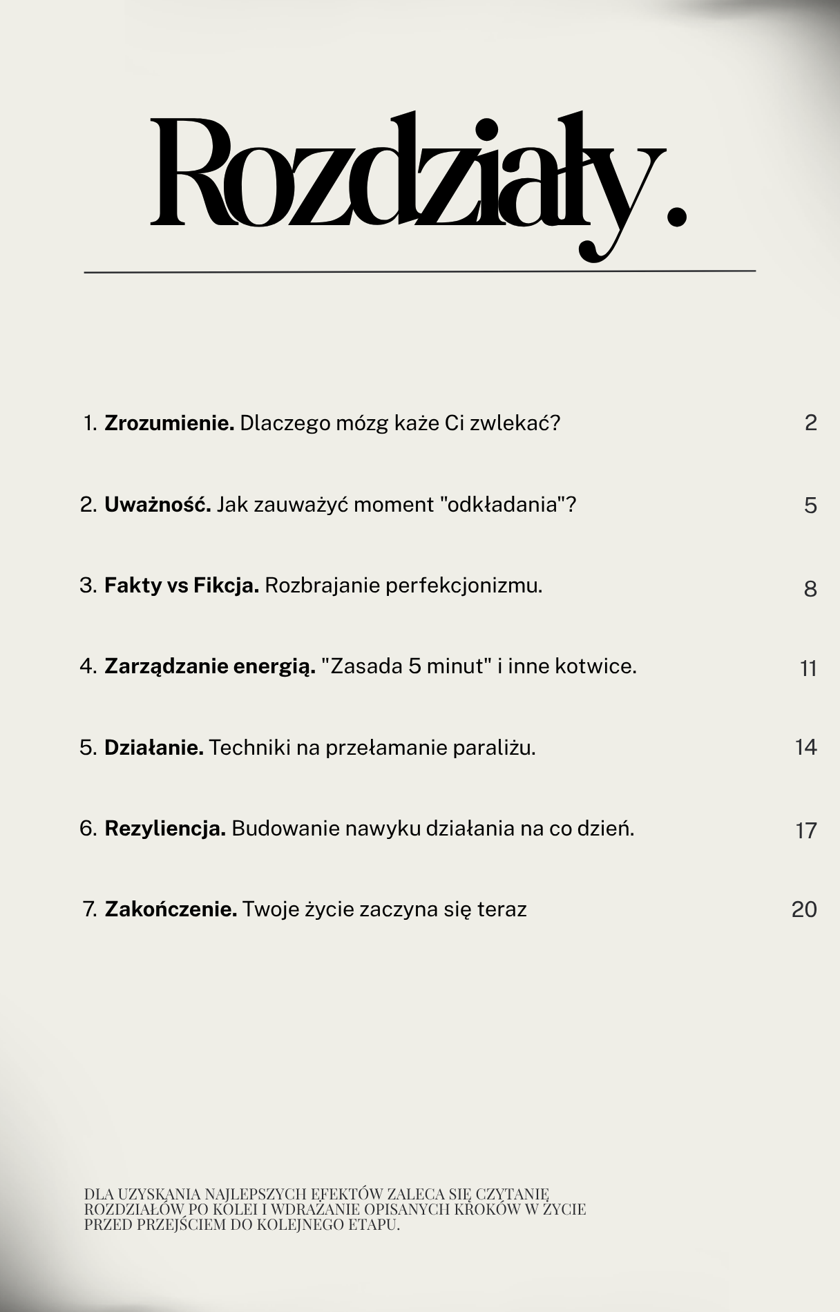 Prokrastynacja- Jak przestać odkładać życie na później.