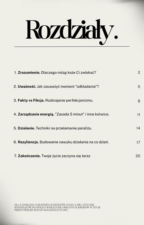 Prokrastynacja- Jak przestać odkładać życie na później.